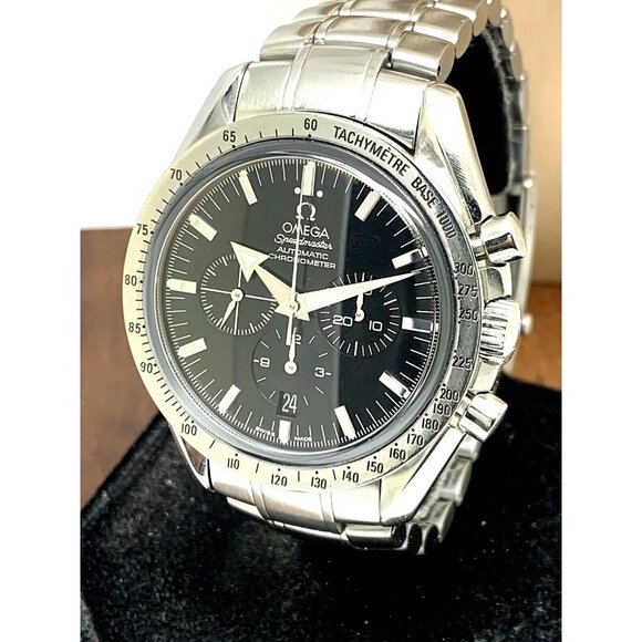 Omega Speedmaster Broad Arrow Men's Watch Swiss Automatic Chronograph 42mm - Picture 1 of 13